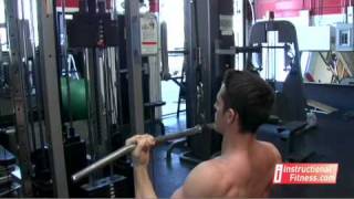 Instructional Fitness  Underhand Pull Downs [upl. by Bruell]