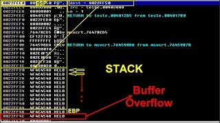 SLmail smtpd 5504433 Remote Buffer Overflow PoC [upl. by Tingey]