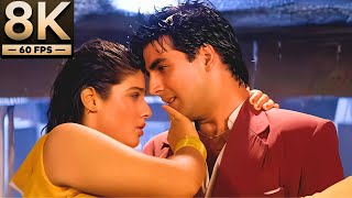 8K Remastered  Tip Tip Barsa Paani  Raveena Tandon Akshay Kumar  Mohra [upl. by Espy136]