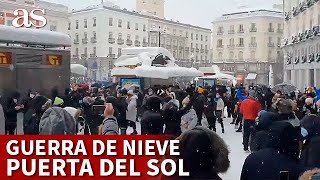 Así está la Puerta del Sol cuando las autoridades han recomendado quedarse en casa  Diario AS [upl. by Aleacin]