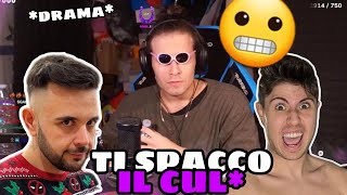 DISCUSSIONE MOLTO ACCESA TRA CICCIOGAMER KEKKOBOMBA E PORKU IN LIVE DA BLUR [upl. by Haidabo]