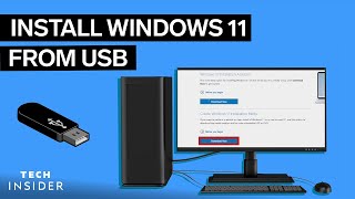 How To Install Windows 11 From USB [upl. by Tsirhc]