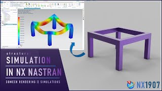 STRUCTURAL SIMULATION IN NX NASTRAN  NX SIMULATION  NX COURSE  PART1 [upl. by Eldwen903]