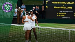 Garbiñe Muguruza v Venus Williams highlights  Wimbledon 2017 ladies singles final [upl. by Still]