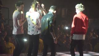 One Direction singing It Wasnt Me by Shaggy  Nottingham 200313 [upl. by Eulalie]