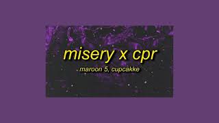 Misery x CPR TikTok Mashup Slowed  Reverb [upl. by Neroc]