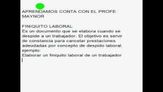 Finiquito Laboral Guatemala Parte 1 [upl. by Ynogoham]