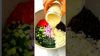 Mediterranean style baclk lentil salad shortsvideo shorts shortsfeed shortfeed tirgaming2 desh [upl. by Ozen430]