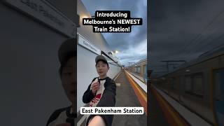 This is Melbourne’s NEWEST Train Station East Pakenham Station [upl. by Nyliram764]