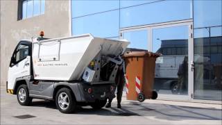 Camion poubelle avec Lèveconteneurs  wwwalkeeufr [upl. by Ewnihc]