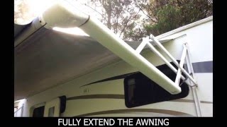 how to replace an electric awning fabric [upl. by Nalym263]