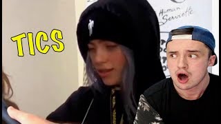 Billie Eilish Tourettes Syndrome Tics Compilation [upl. by Llenil]