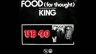 UB40  Food For Thought With Lyrics [upl. by Jerrold]