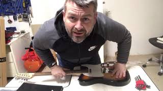 Come fare il setup perfetto ad una Telecaster o altra chitarra con ponte fisso  LIVE STREAMING [upl. by Ecissej]