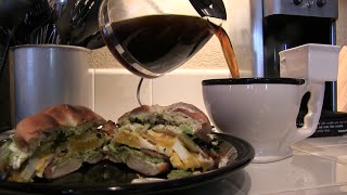 Breakfast Bagel Sandwich [upl. by Ellehcirt]