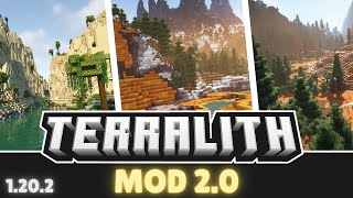 🌲🌋 TERRALITH MOD Review 2024  Todos los biomas   121 [upl. by Canty894]