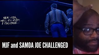 AEW Dynamite MJF and Samoa Joe Promo Reaction WHOS The Devil [upl. by Saxen]