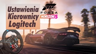 Forza Horizon 5 JAK SKONFIGUROWAĆ KIEROWNICE LOGITECH [upl. by Ahsemaj]