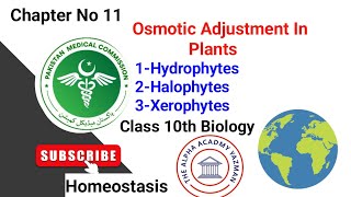 Osmotic Adjustment In Plants Class 10th In Urdu Hindi  Homeostasis  Chapter No 11  Lecture No 02 [upl. by Tamanaha52]