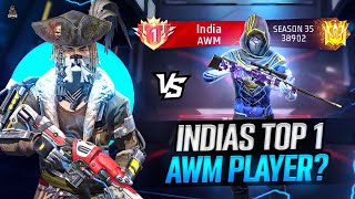 INDIAS NO1 AWM PLAYER VS AJJUBHAI BEST CS FF GAMEPLAY  GARENA FREE FIRE [upl. by Nairrod]