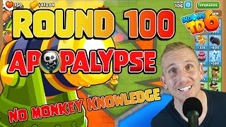 Easy Round 100 Apopalypse Guide  Bloons TD 6 [upl. by Garrek640]