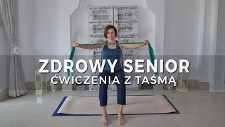 Ćwiczenia z Taśmą cz1  Zdrowy Senior  Aktywny Senior [upl. by Hnirt]