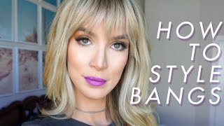 How to Cut Long Bangs with Face Framing Layers at Home [upl. by Oleg]