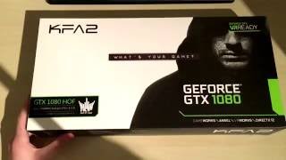 Unboxing KFA2 GTX 1080 Hall of Fame  Deutsch [upl. by Snehpets]