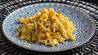 Arroz tres delicias casero [upl. by Urania]