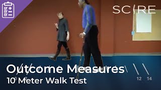 SCIREprojectcom  10 Meter Walk Test [upl. by Gertruda]