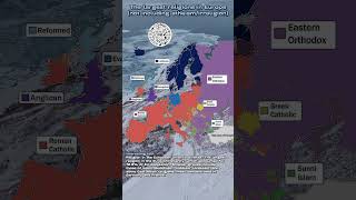 The Largest Religions in Europe 🌍 [upl. by Phene]