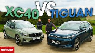 NEW VW Tiguan vs Volvo XC40 review – whats the best SUV  What Car [upl. by Marya]