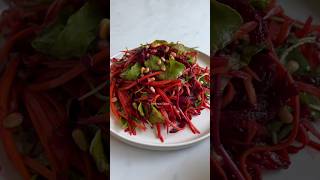 Beetroot Salad 🥕🌱✨🙌🏻 beetroot carrot salad healthy recipe yummy fresh [upl. by Nagek]