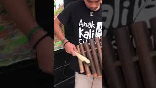 Calung Indonesian Bamboo Xylophone Sound Demo [upl. by Milicent]