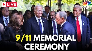 LIVE 911 Memorial Ceremony at the World Trade Center Site in New York  Trump  Harris  N18G [upl. by Ilana]