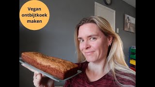 Mijn ontbijtkoek veganistisch maken 115 [upl. by Urban]