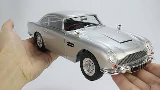 Solido 118 Aston Martin DB5 Silver Birch 1964 S1807101 Diecast car model available now [upl. by Acimak191]