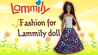 ✿✿✿Мода для куклы Ламмили Fashion for Lammily Doll Handmade [upl. by Assed]