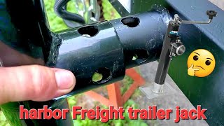 Harbor Freight 2000 Lb PipeWeld SwingAway Trailer Jack 58045 [upl. by Meghann]