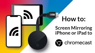 Screen Mirroring iPhone or iPad to Chromecast [upl. by Arak630]