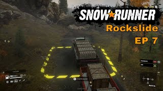 Snow Runner EP7  Rockslide [upl. by Englebert]