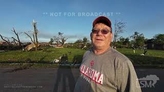 572024 Bartlesville Barnsdall OKTornado damage and sots with Barnsdall tornado survivors [upl. by Waverley]