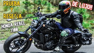 Una Custom 1100 CC automatica 😱Honda REBEL 1100 Prueba Y Reseña 😎 [upl. by Daas]