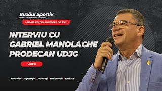 Cupa Liceelor UDJG  Interviu cu Gabriel Manolache Prodecan Universitatea Dunărea de Jos Galaţi [upl. by Kirt]