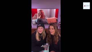 Stefania Spampinato and Danielle Savre Instagram Live 01262023 [upl. by Marji]