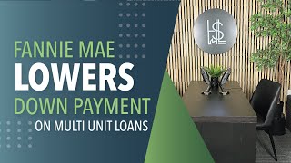 Fannie Mae New Minimum Down Payment  October 2023 [upl. by Oatis]