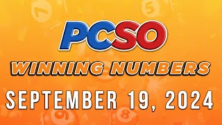 P62M Jackpot Super Lotto 649 2D 3D 6D and Lotto 642  September 19 2024 [upl. by Noremac]