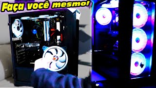 Como instalar FANS RGB no gabinete Gadit X da Pichau [upl. by Ayotak]