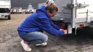 Anssems KSX 2500kg Electrische kipper  Masta Aanhangwagens  Mastanl [upl. by Leunad]