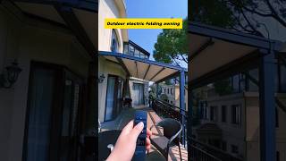 foryou outdoordesign yard home sunshade design outdoorspace awning tent folding fyp [upl. by Akimit]